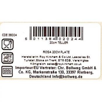 Preview: Kuchenteller Redoute Rose 21cm Roy Kirkham